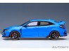 Honda Civic Type R (FK 8) 2021 1:18 modrá - AUTOart