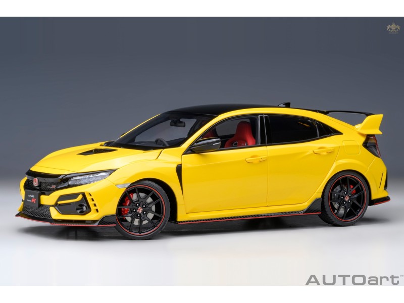 Honda Civic Type R (FK 8) 2021 Limited 1:18 (Sunlight Yellow) - AUTOart