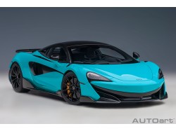 McLaren 600LT 2019 1:18 (Fistral Blue) - AUTOart