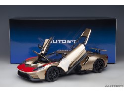 Ford GT 2022 64 Heritage Edition HOLMAN MOODY 1:18 (Holman Woody Gold) - AUTOart