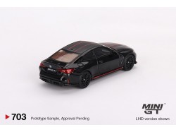 BMW M4 CSL - černá - 2023 1:64 - Mini GT