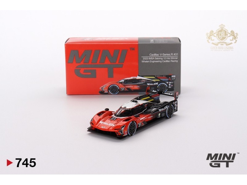 CADILLAC V-SERIES.R CADILLAC RACING n.31 WHELEN ENGINEERING SEBRING 12 HRS WINNER 2023 - 1:64 - Mini GT