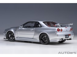 Nissan Skyline GT-R(R34) NISMO Z-Tune 2005 1:18 (Z-tune Silver) - AUTOart