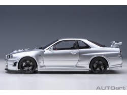 Nissan Skyline GT-R(R34) NISMO Z-Tune 2005 1:18 (Z-tune Silver) - AUTOart