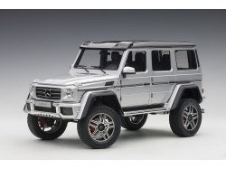 Mercedes-Benz G 500 4x4-2 2016 1:18 (Iridium Silver Metallic) - AUTOart