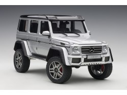 Mercedes-Benz G 500 4x4-2 2016 1:18 (Iridium Silver Metallic) - AUTOart