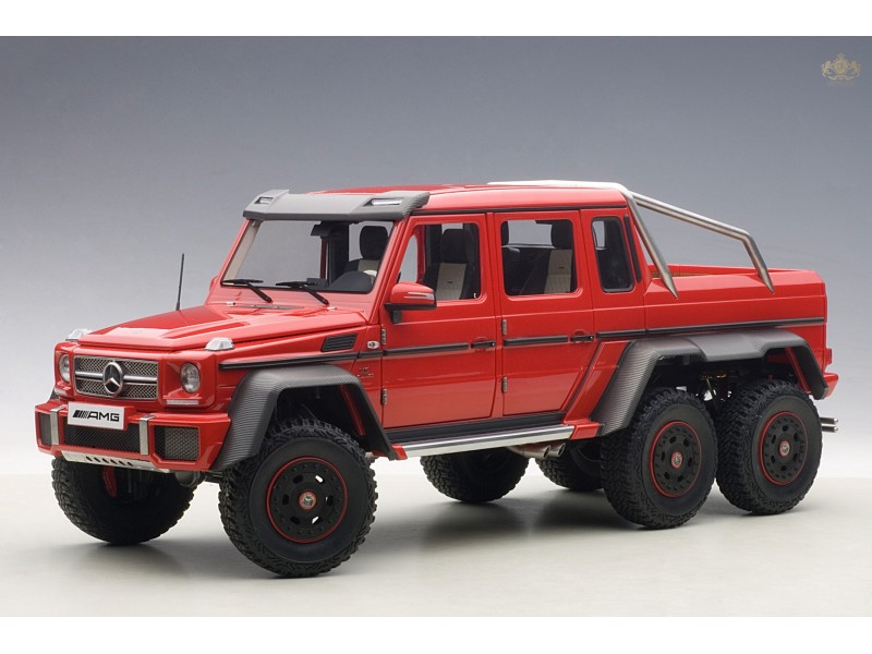 Mercedes-Benz G 63 AMG 6x6 2013 1:18 (Red) - AUTOart