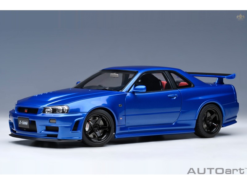 Nissan Skyline GT-R(R34) NISMO Z-Tune 2005 1:18 (Bayside Blue) - AUTOart