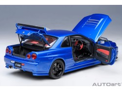 Nissan Skyline GT-R(R34) NISMO Z-Tune 2005 1:18 modrá - AUTOart