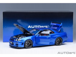 Nissan Skyline GT-R(R34) NISMO Z-Tune 2005 1:18 modrá - AUTOart