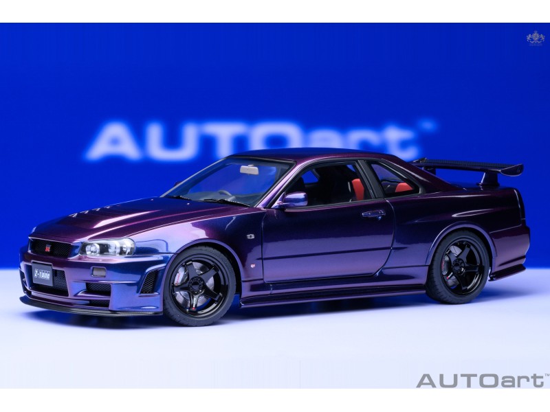 Nissan Skyline GT-R(R34) NISMO Z-Tune 2005 1:18 fialová - AUTOart