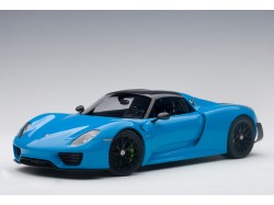 Porsche 918 Spyder 2013 1:18 (Riviera Blue) - AUTOart