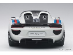 Porsche 918 Spyder 2013 Weissach Package 1:18 bílá Martini - AUTOart