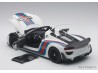 Porsche 918 Spyder 2013 Weissach Package 1:18 bílá (White with Martini livery) - AUTOart