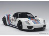 Porsche 918 Spyder 2013 Weissach Package 1:18 bílá (White with Martini livery) - AUTOart