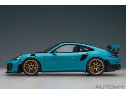 Porsche 911 (991.2) GT2RS 2017 Weissach Package 1:18 (Miami Blue) - AUTOart