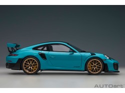 Porsche 911 (991.2) GT2RS 2017 Weissach Package 1:18 (Miami Blue) - AUTOart