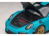 Porsche 911 (991.2) GT2RS 2017 Weissach Package 1:18 modrá - AUTOart