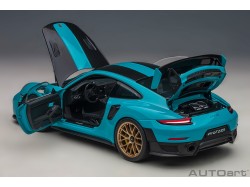 Porsche 911 (991.2) GT2RS 2017 Weissach Package 1:18 modrá - AUTOart