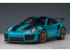 Porsche 911 (991.2) GT2RS 2017 Weissach Package 1:18 modrá - AUTOart