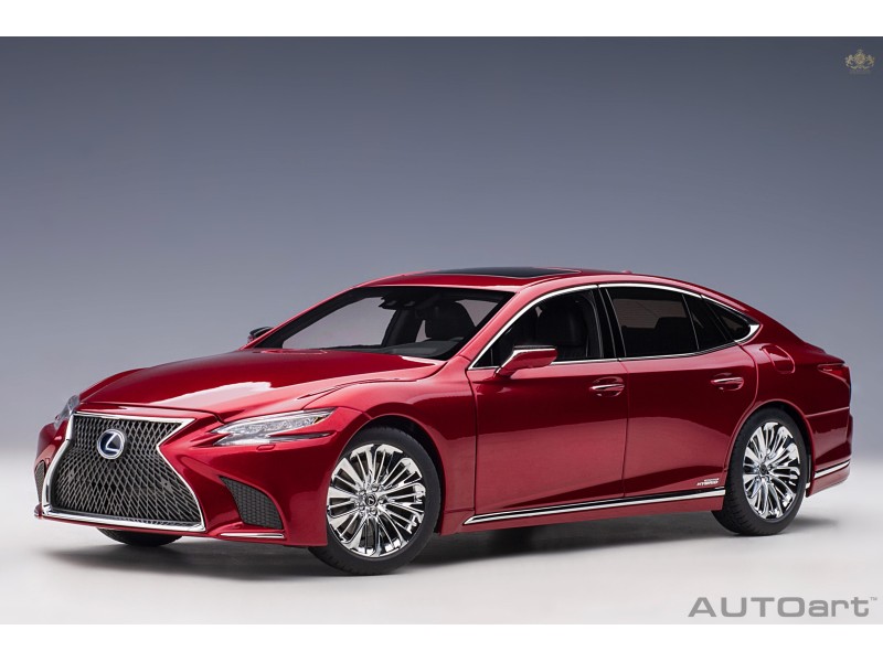 Lexus LS 500h 2018 1:18 (Morello Red Metallic) - AUTOart