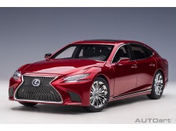 Lexus LS 500h 2018 1:18 (Morello Red Metallic) - AUTOart