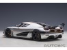 Koenigsegg Agera RS 2015 1:18 stříbrná - AUTOart