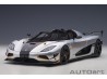 Koenigsegg Agera RS 2015 1:18 (Moon Silver/Carbon) - AUTOart