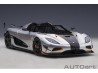 Koenigsegg Agera RS 2015 1:18 (Moon Silver/Carbon) - AUTOart