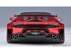 LIBERTY WALK LB SILHOUETTE WORKS Lamborghini Huracan GT  2019 1:18 (Red) - AUTOart