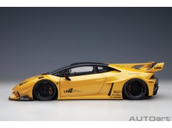 LIBERTY WALK LB SILHOUETTE WORKS Lamborghini Huracan GT  2019 1:18 (Metallic Yellow) - AUTOart