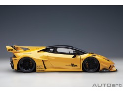 LIBERTY WALK LB SILHOUETTE WORKS Lamborghini Huracan GT  2019 1:18 (Metallic Yellow) - AUTOart