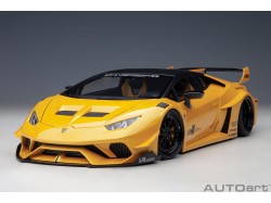 LIBERTY WALK LB SILHOUETTE WORKS Lamborghini Huracan GT  2019 1:18 (Metallic Yellow) - AUTOart