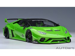 LIBERTY WALK LB SILHOUETTE WORKS Lamborghini Huracan GT  2019 1:18 (Pearl Green) - AUTOart