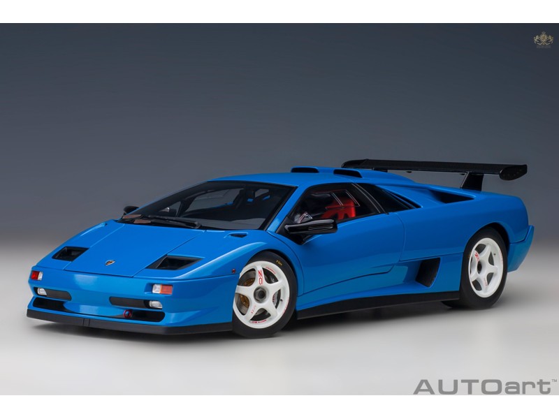 Lamborghini Diablo SV R 1996 1:18 (Blu Le Mans) - AUTOart