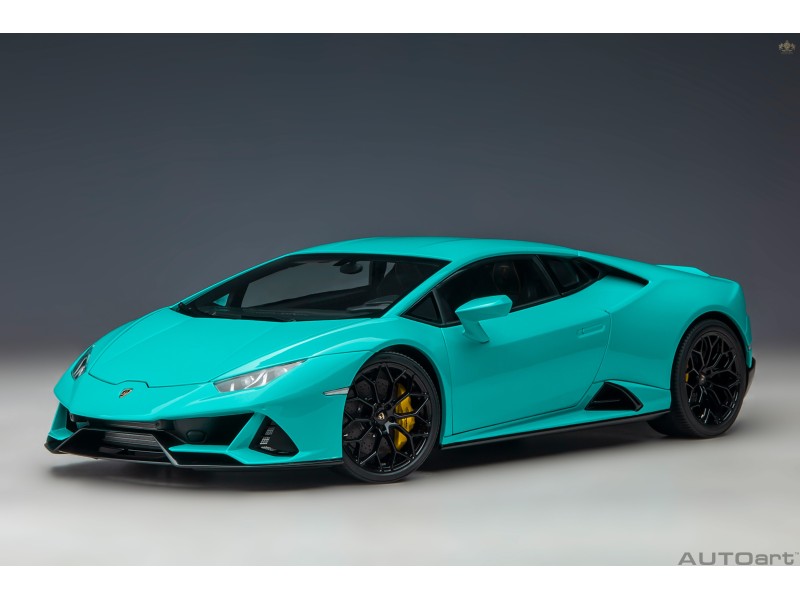 Lamborghini Huracan EVO 2019 1:18 (Blu Glauco) - AUTOart